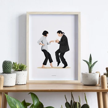 

Modern Fiction Woman and Man Abstract Canvas Painting Art Print Poster Picture Wall Living Room Home Decor