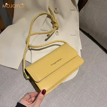 

Fashion Shoulder Bag Women PU Leather Simple Letter Small Square Messenger Pouch Youth Ladies Simple Versatile Bag