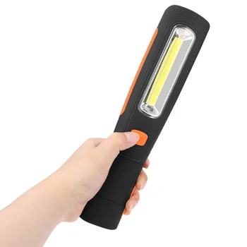 

COB LED Work Light 360° Rotation Inspection Lamp Hand Torch Rechargeable Work Light USB Charging Cable For Camping, Hiking