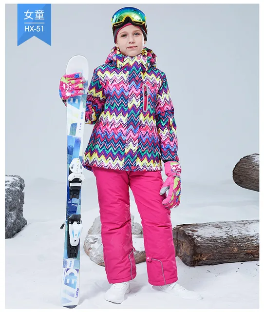 Traje De Nieve Para Niños Y Niñas, Chaqueta De Esquí Con Capucha Y