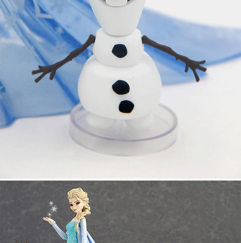 Figma 308 фигурка королевы Эльзы и Олафа модель Gk игрушки 13,5 см ПВХ ActionFrozenMovie подарок на день рождения Рождество год