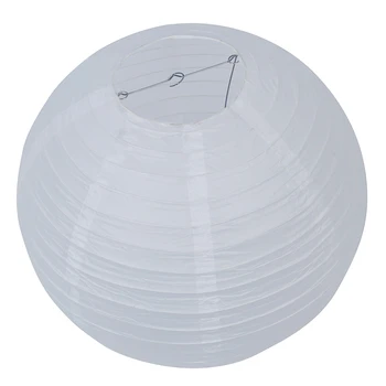 

New 16" White Round Paper Lantern - (10 Pack)