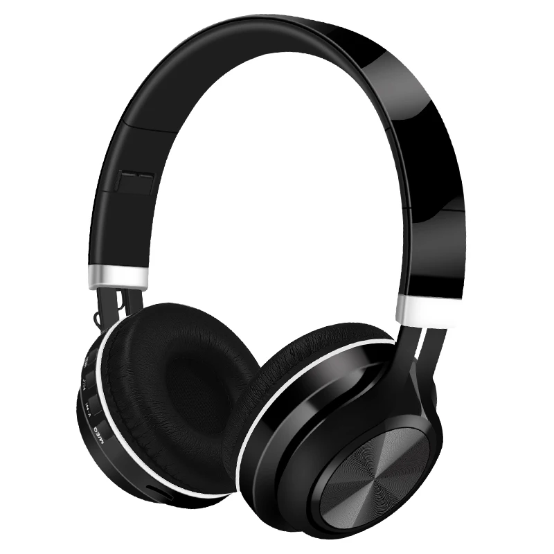Bluetooth гарнитура с глубоким басом, складные наушники для домашнего кинотеатра, гарнитура для компьютера, ПК, MP3, музыка для iPhone, Xiaomi, поддержка TF карты