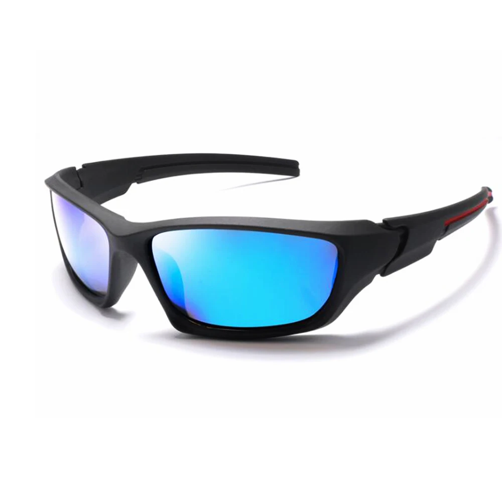 C03 Black Blue Поляризованные велосипедные очки, спортивные очки для езды на мотоцикле, езды на велосипеде, бега, УФ защитные очки, солнцезащитные очки, очки для мужчин и женщин - Цвет: C03 Black Blue