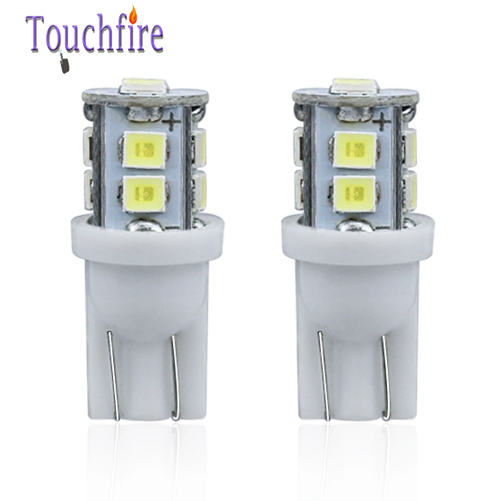 500 шт. T10 194 168 W5W 2835SMD-10 светодиодный Автомобильный светодиодный лампы авто Интерьер светильник чтения парковка купол сигнала бортовой светильник белый 12В оптом