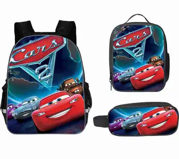 

Disney New Cars School Bags For Boys Girls Kids School Backpack Student Bookbags Child Schoolbag