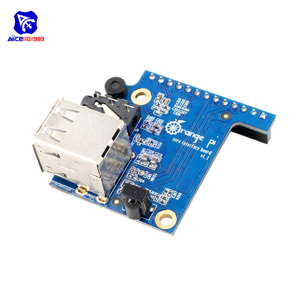 Плата расширения diymore Dual USB интерфейсная плата макетная плата для Orange Pi Zero