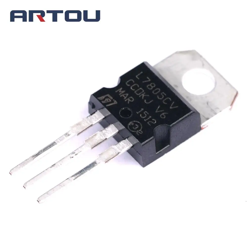 25 шт. LM7805 L7805 7805 регулятор напряжения IC 5В 1.5A | Электронные компоненты и