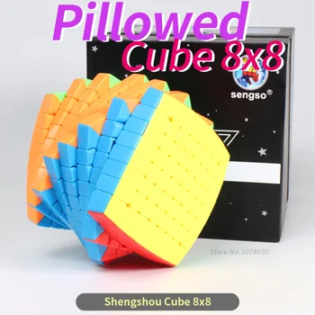 

8x8 Cube Magic Sengso ShengShou Pillowed 8x8x8 Cube Cubo Magico Puzzle Professional 8x8 Bread Speed Cubo Magico Educational Toys