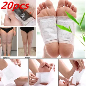 

40pcs=(20pcs Patches+20pcs Adhesives) Detox Foot Patches Weight Loss Pads Body Toxins Feet Care Herbal Adhesive Anti Cellulite