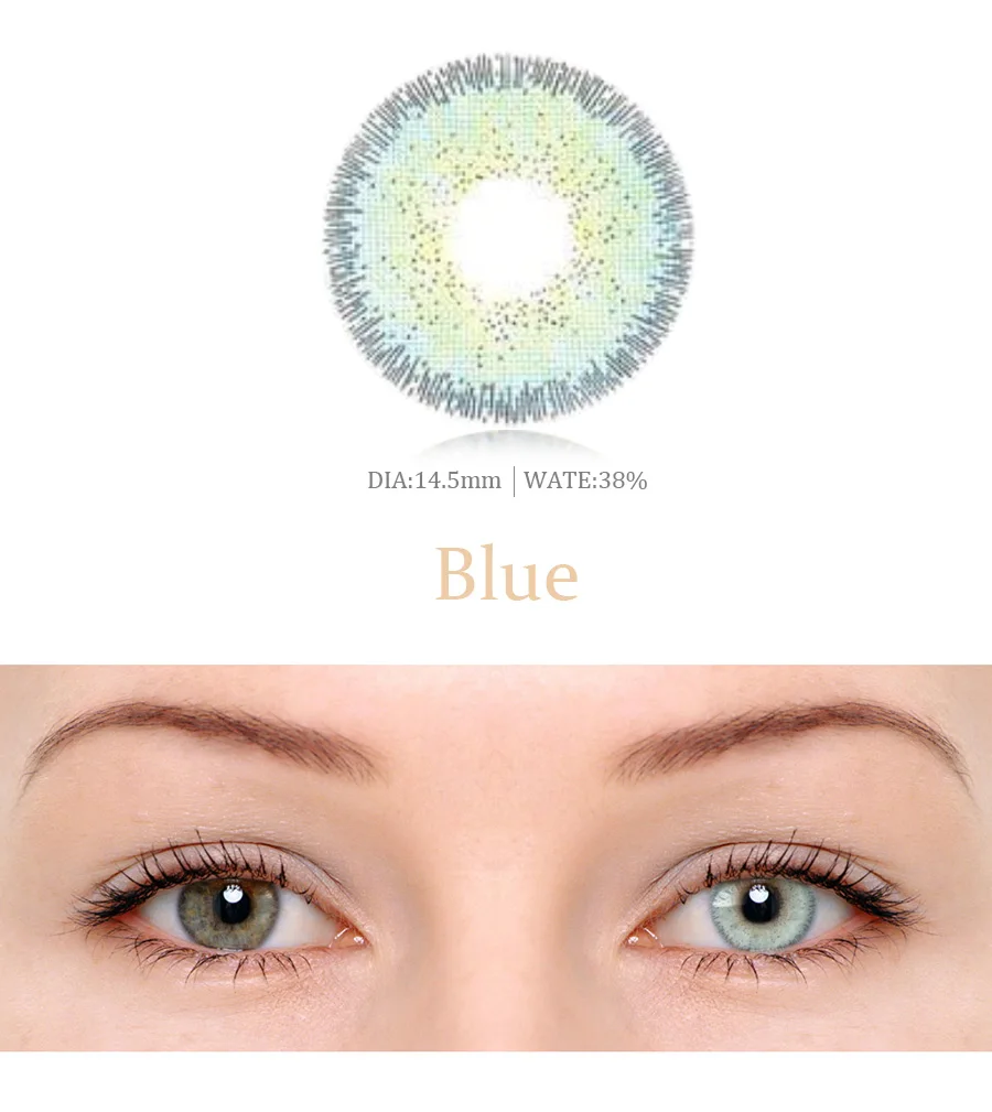 Цветные контактные линзы Jewelens ed цветные для глаз косметические Eyecontact Soft Western