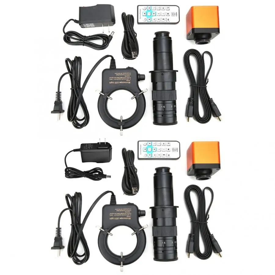 Микроскоп камера 34MP 180X HD промышленный микроскоп камера Лупа HDMI USB2.0 100-240 В микроскопио цифровой