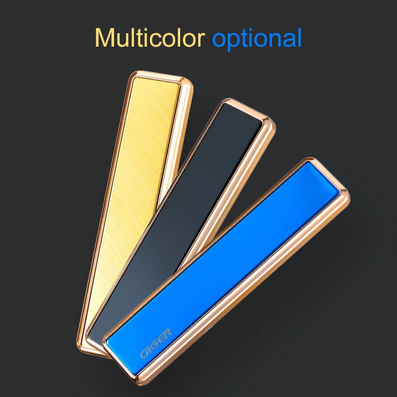 Super USB Charging Lighters Fashion Slim Lighter Rechargeable Windproof Safe To Operate Cigarette For Men | Дом и сад