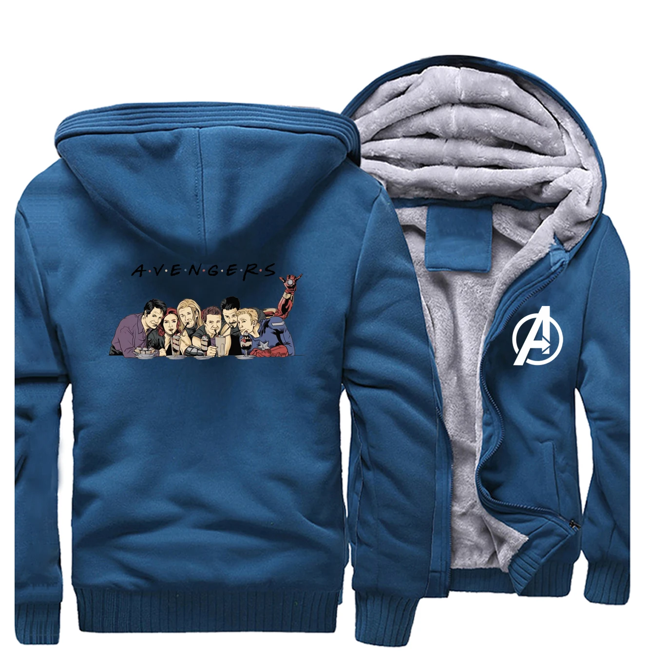 Модный дизайн толстовка мужская s Marvel Мстители Endgame флисовая спортивная хип хоп Уличная Осенняя Harajuku мужская куртка