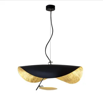 

Nordic post-modern art deco droplight creative personality designer gold foil led restaurant hotel coffee shop
