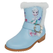 Disney, комплекты детской одежды для девочек платье принцессы «Холодное сердце» Алиса: безумие возвращается ботинки martin