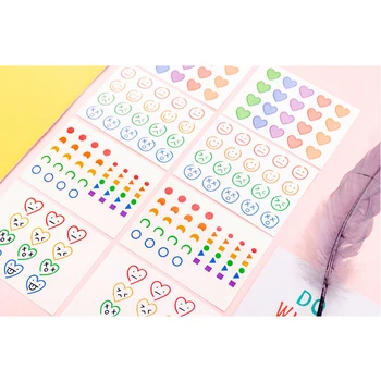 

4pcs/pack Waterproof Paper Stationery Scrapbooking Bullet Journal Stick Label Diary Stickers