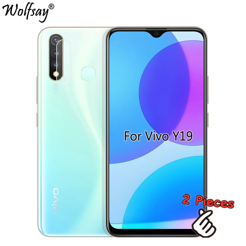 Стекло нано камера для Vivo Y19 2 шт. защитная пленка экрана объектива камеры Z5i U3