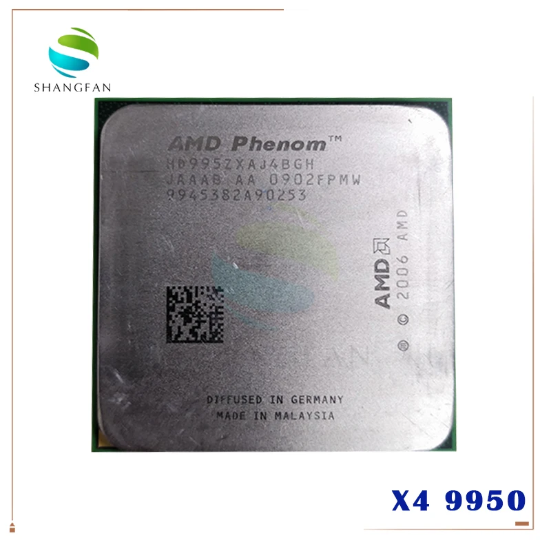 AMD Phenom X4 9950 четырехъядерный настольный процессор 2 6 ГГц HD995ZXAJ4BGH Разъем AM2 +/940pin|socket
