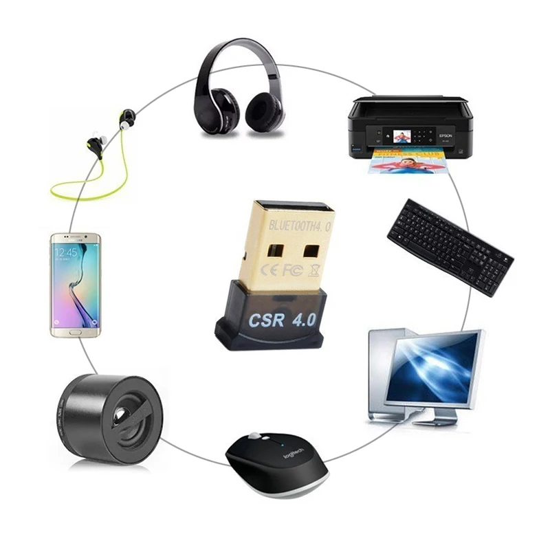 USB Bluetooth адаптер 4,0 Bluetooth совместим с Windows PC Динамик для телефона для PS4 ручка смартфон