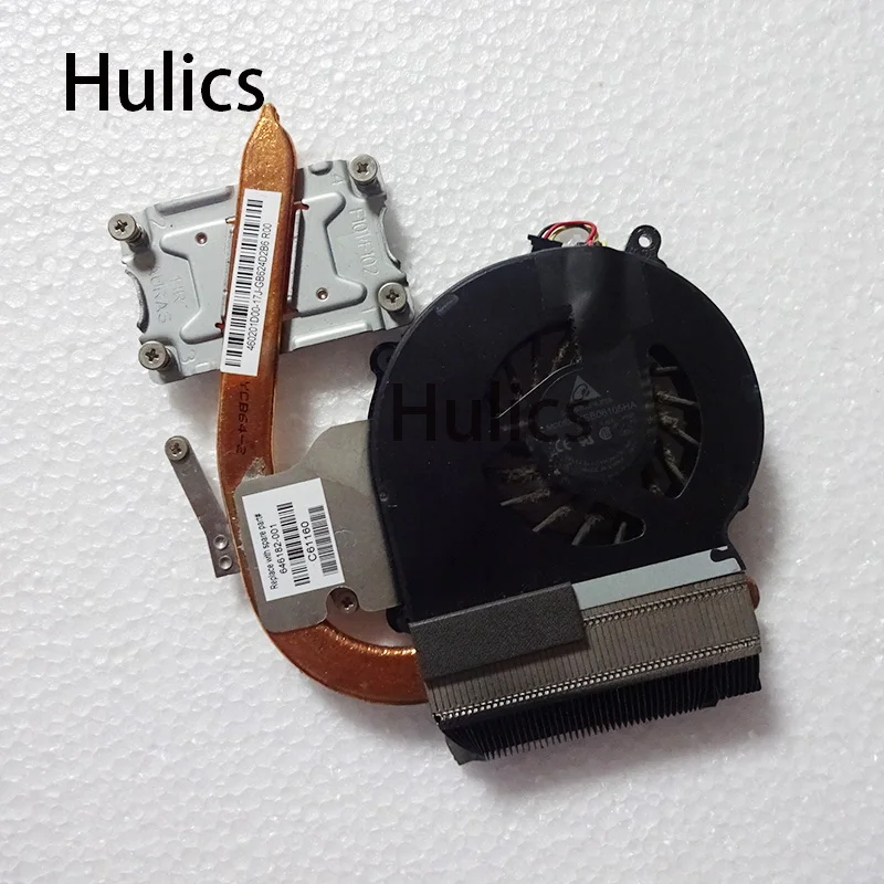 Hulics для HP 2000 CQ43 CQ57 431 430 630 631 Охлаждающий радиатор с вентилятором 646180-001 646182-001 аккумулятор большой емкости