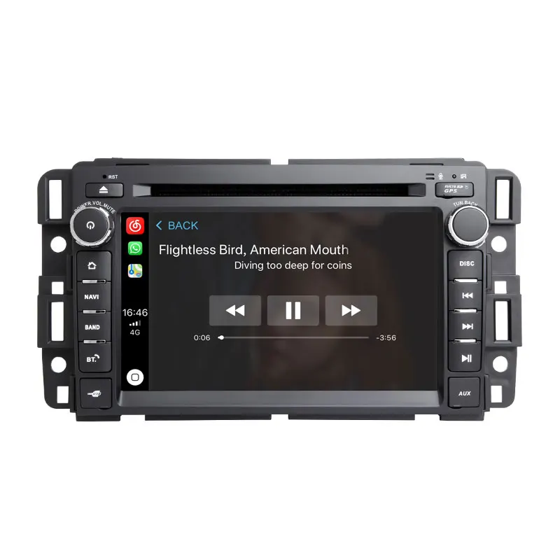 Android 9,0 Авторадио встроенный CarPlay gps навигация Совместимость для Chevrolet Avalanche Impala GMC Acadia Sierra Yukon Enclave