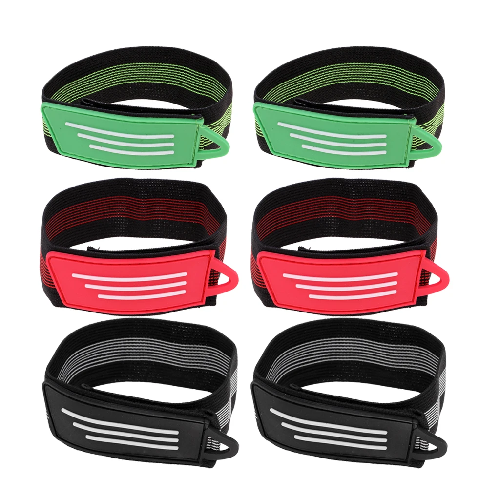 2 Stretchy Cycling Ankle Strap Bike Leg Band Clip Wristband Accessories