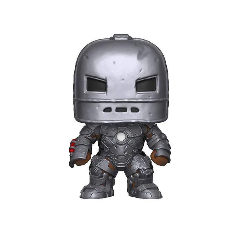 FUNKO POP Marvel Мстители Железный человек Тони Старк ПВХ фигурка Коллекционная модель игрушки для детей подарки на год F98