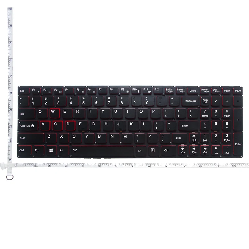 Eua Reino Unido ru Novo para Lenovo Ideapad Y700 Y70015 Y700-15isk Y700-15acz Y700-17isk Y700-15ise Inglês Teclado Retroiluminado Sn20h54489 - Imagem 4
