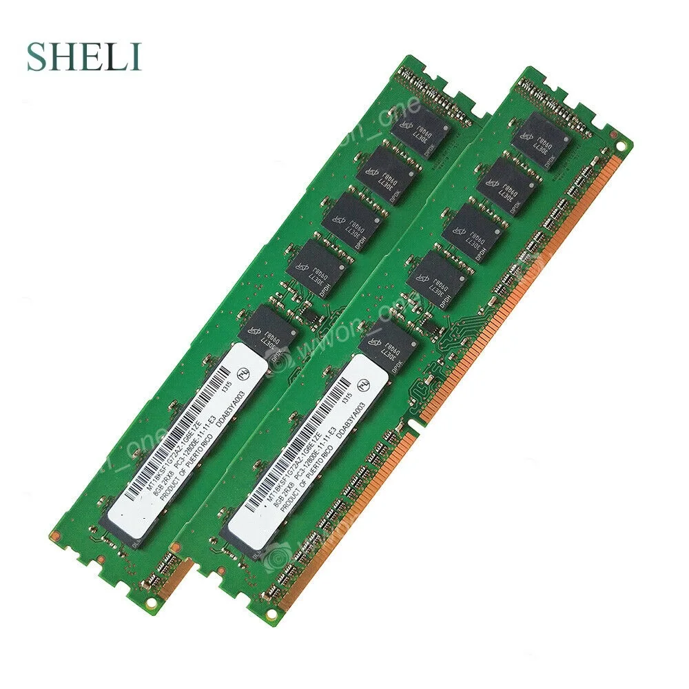 SHELI 8 Гб PC3-12800E DDR3 1600 МГц 1,5 V кода коррекции ошибок CL11 небуферизованный память сервера
