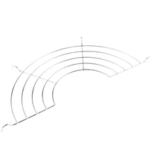 

Kitchen Stainless Steel Semi-circular Oil Drain Rack Steaming Rack Heat Insulation Rack Home Cooking Fried Food Oil Drip
