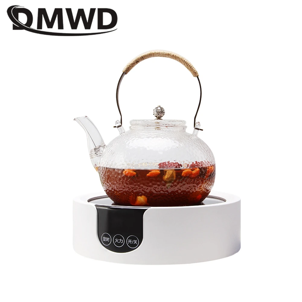 DMWD Household Electric Ceramic Stove Desktop Water Heater Tea Brewing Stove Tea Maker Portable Heating Plate Induction Cooker