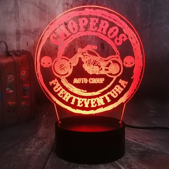 

Cool Motorcycle Autocycle Scooter 3D LED Night Light RGB 7 Color Bedroom Decor Kid Toy Birthday Christmas lamp Drop Shipping