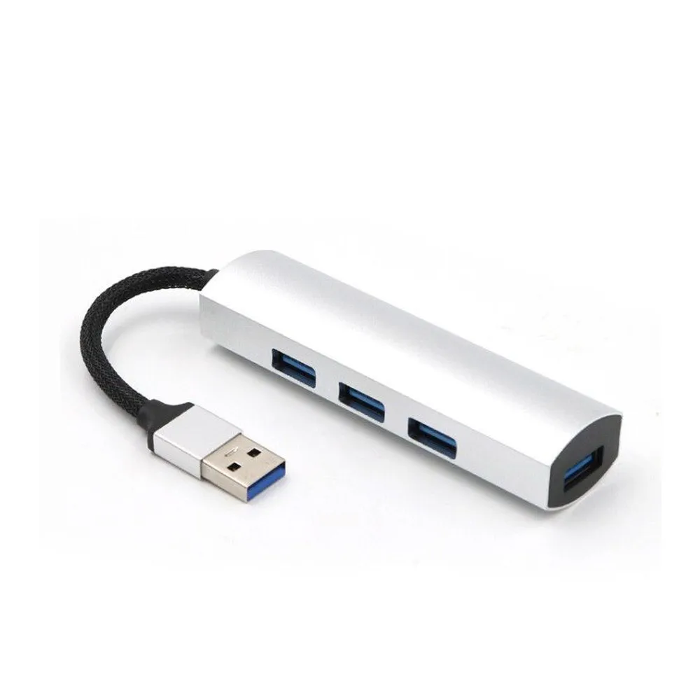 4-Порты и разъёмы USB 3,0 Multi HUB разветвитель Алюминий адаптер высокое Скорость для ПК для телефона, компьютера, usb-хаб 5 Гбит/с скорость передачи аксессуары