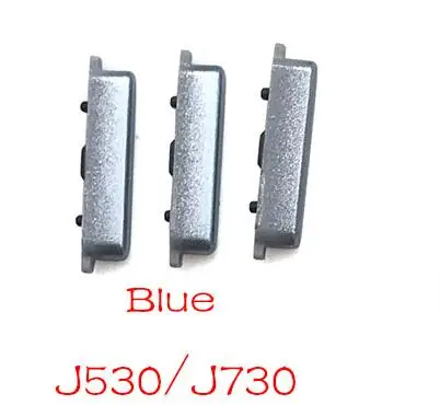 J530 J730 Blue Для samsung S3 S7 край J5 J7 J510 J710/J5 J7 J730 J530 кнопка регулировки громкости источник энергии Переключатель Вкл/Выкл кнопка ключ гибкий кабель - Цвет: J530 J730 Blue