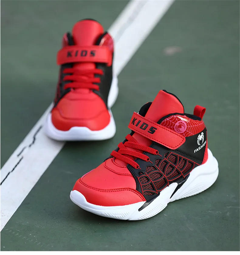 PINSEN 2019 Winter Kids Sneakers Boys Basketball Shoes Running Casual Children Shoes Boy Sport Spiderman Shoes chaussure enfant (16)
