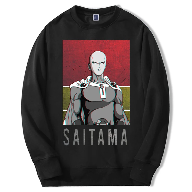 

One Punch Man Saitama Spring Men's Harajuku Warm Sweatshirt Hoodie Onepunch Japan Anime Fashion Tracksuit Mens Pullover Top