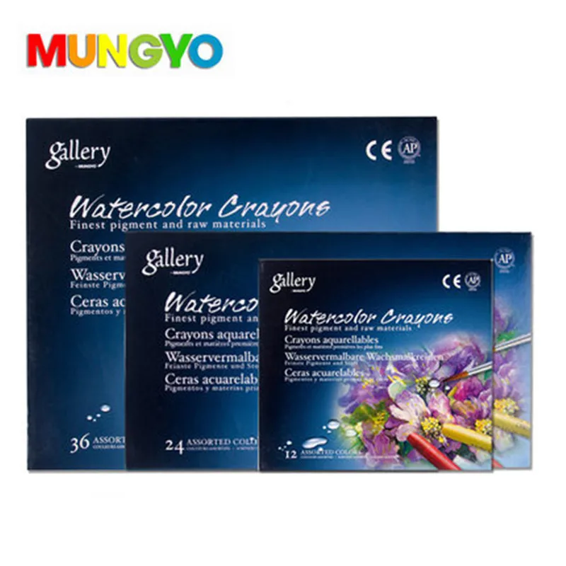 

MUNGYO 12/24/36 Colors MAC Series Oil Pastels Water Soluble Crayons Colorful Sticks Children Coloring Oil Paint