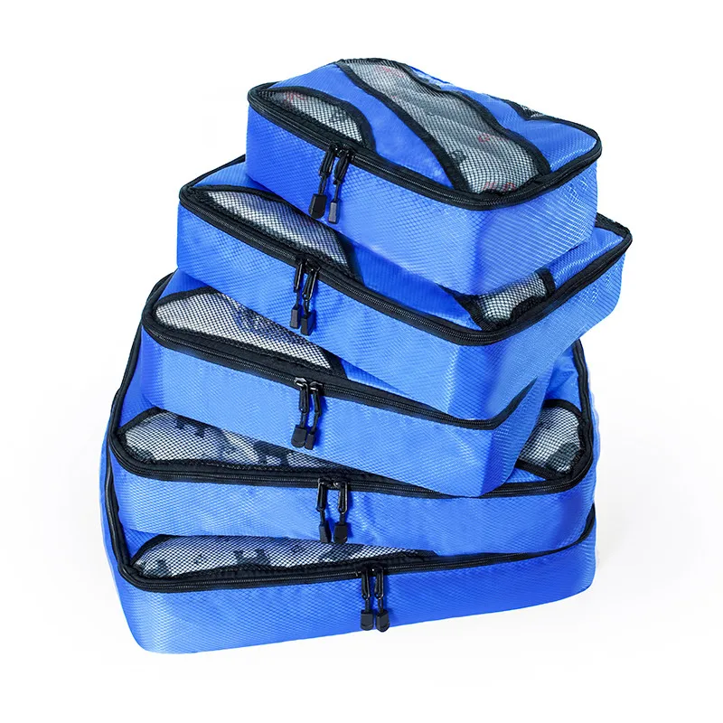 Модные дышащие 4 набора упаковка Verpakking Cubes Reizen Органайзер багажа куб Набор подходит 2" переноска чемодан дорожная сумка
