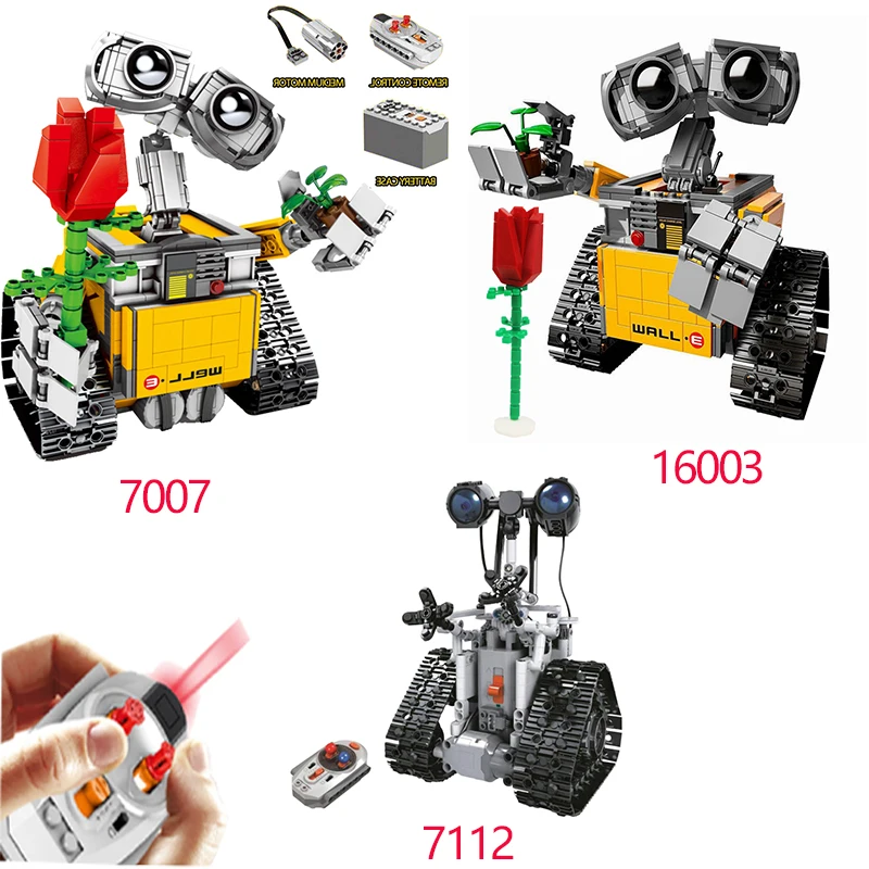 

Legoing Technic Motor WALL E Robot EVE Movie Figures Compatible Legoing Movies 2 Idea Robots Set Building Blocks Children's Toys