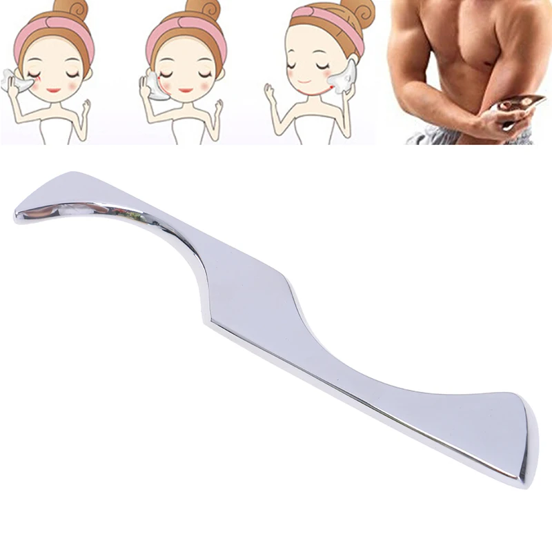 Массажер Gua Sha из нержавеющей стали, инструмент для физической терапии, массажер для мышц, меридиан, массажный скребок Guasha, спа, для здоровья тела