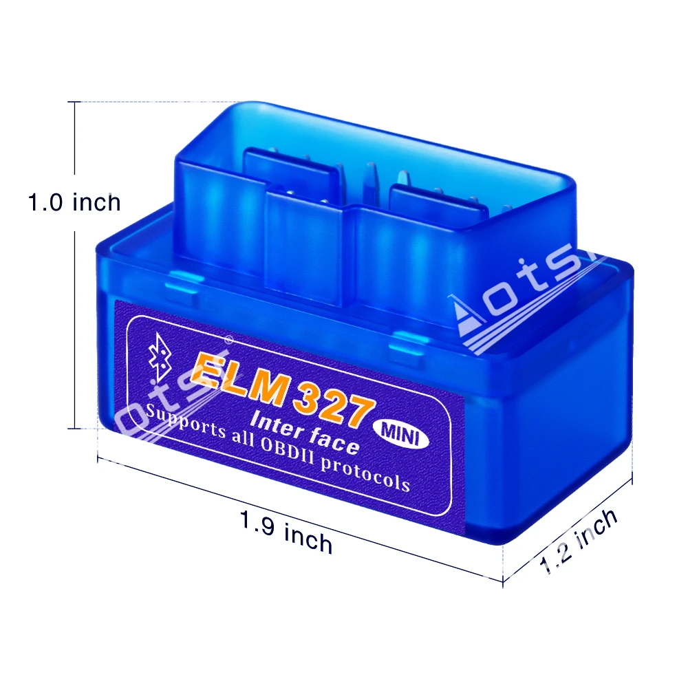Aotsr Hot Sale Super Mini Elm327 Bluetooth OBD2 Elm 327 Android Adapter