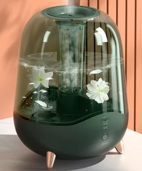 

New Deerma Household Air Humidifier Air Purifying Mist Maker Timing With Intelligent Touch Screen Adjustable Fog Quantity 5L