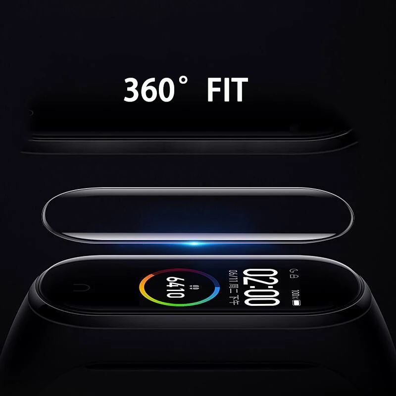 Для Xiaomi Mi Band 4 3 Защитная пленка для экрана TPU полное покрытие браслетная пленка Защитные часы пылезащитный устойчивый к царапинам