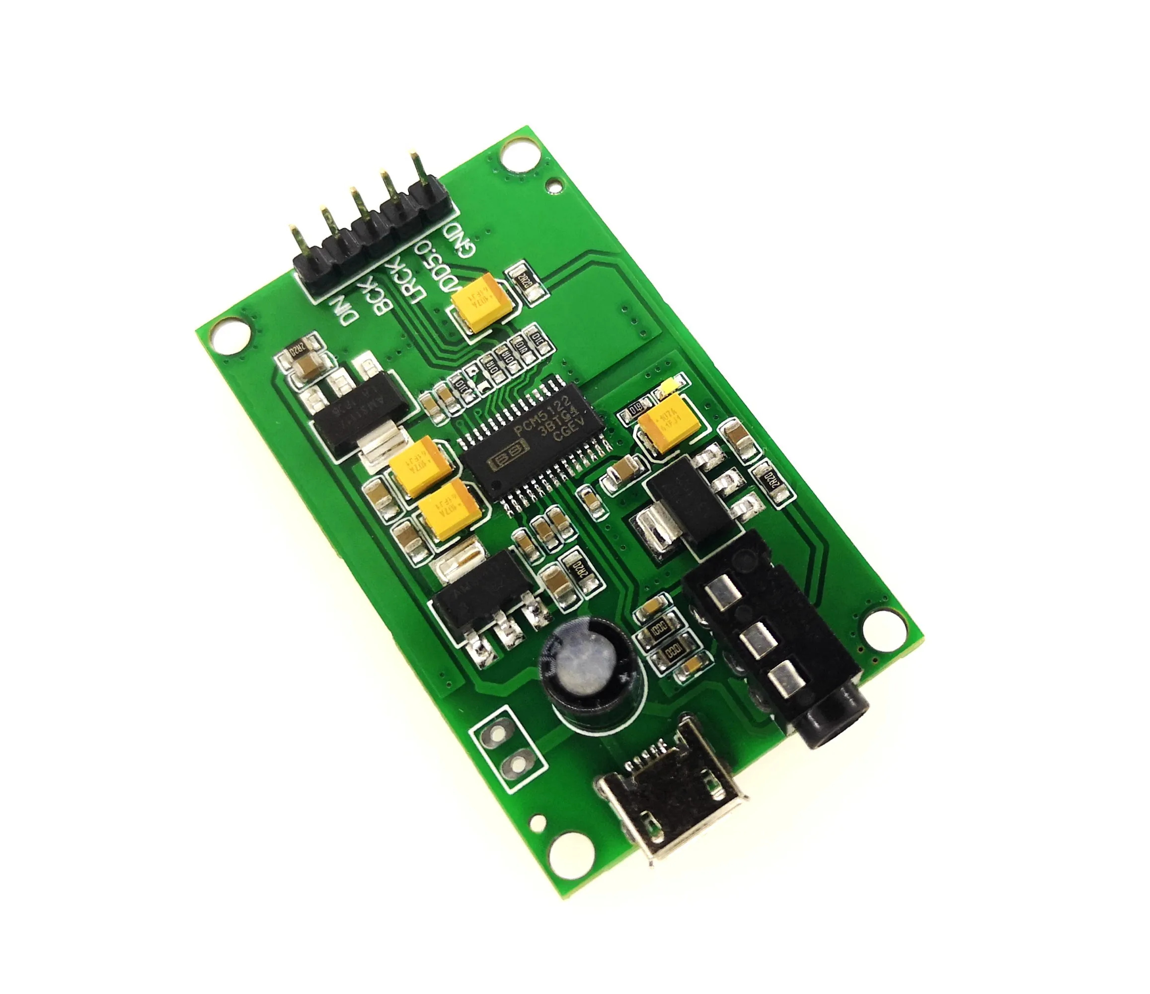 PCM5122 I2S IIS Digital Audio Input DAC Decoder Board to AUX Analog Output