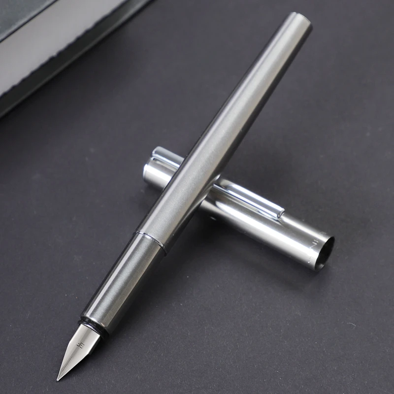 Jinhao 35 Series Fountain Pen Steel Barrel Airplane Extra Fine Tip Ink Pens Office Business School Writing Calligraphy A6118 4