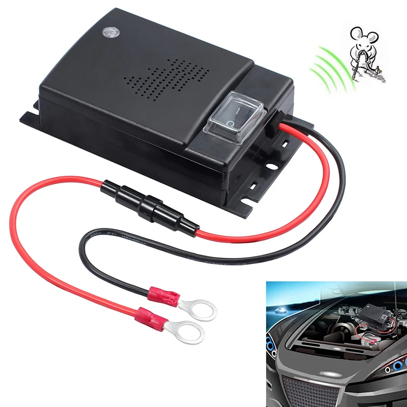 Черный сдерживающий автомобильный 12 В контроллер мыши черный 9 5*6 5*2 7 см Авто