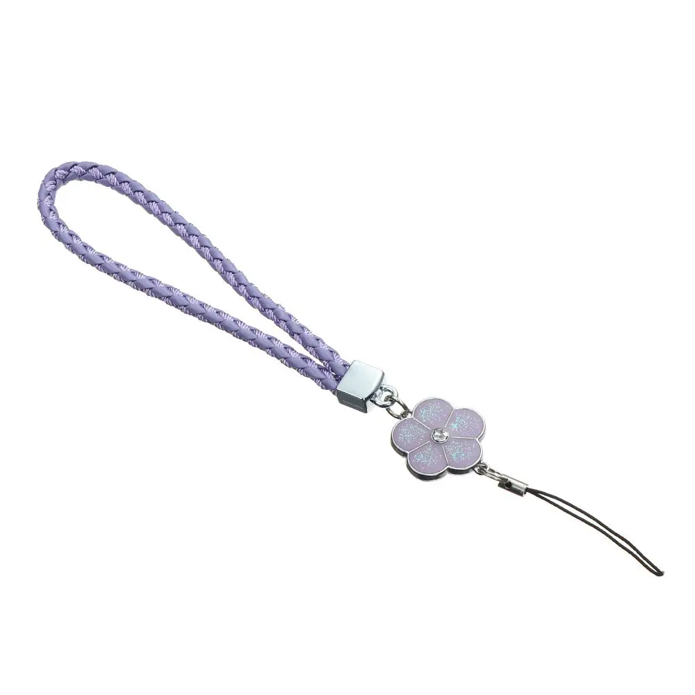 Elegant Plum Blossom Woven Phone and Keychain Lanyard