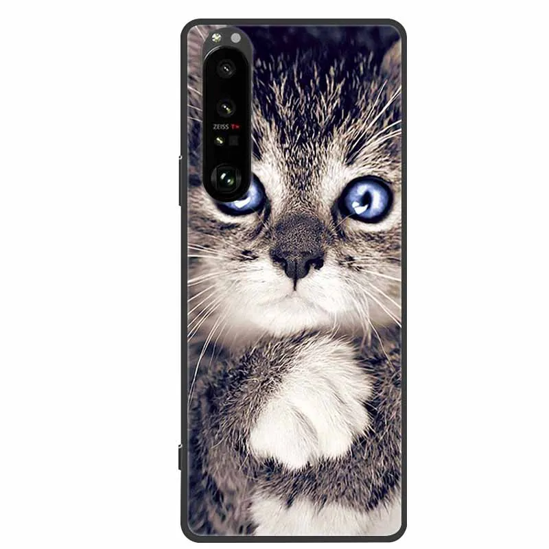 Black Silicone Soft Back Cover Case, Slim Protective Phone Case