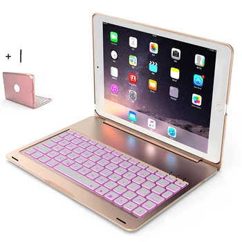

For iPad 10.2 BackLight Wireless Bluetooth Keyboard Case For iPad Pro 11 9.7 10.5 Mini 45 Air 1 2 For Aluminum Alloy Stand Cover